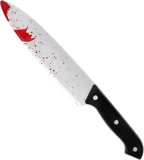 Halloween Kostüm Prop Blutiges Messer, 30Cm Kunststoff Halloween Blutiges Messer, Blutspritzer Design Für Halloween Party Kostüm