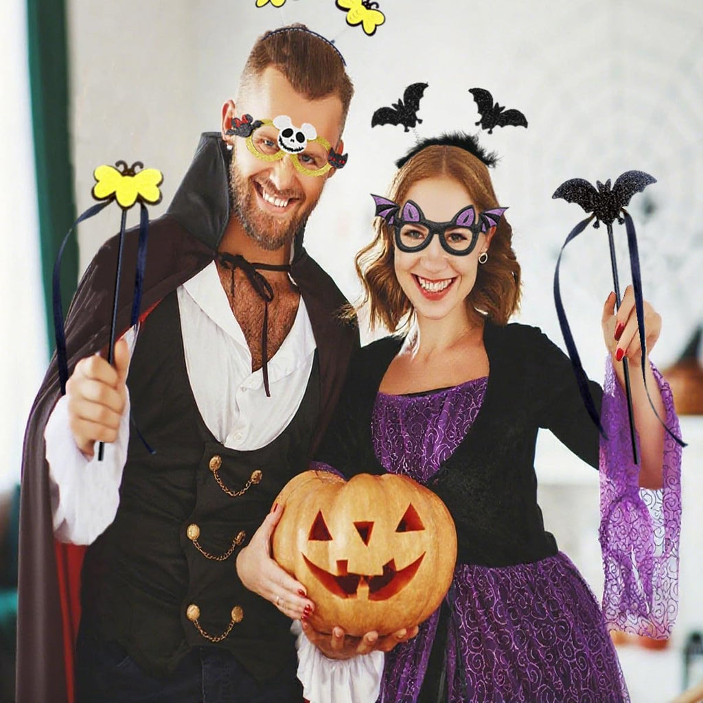 XILEPINAN 3 Stück Halloween Haarreif, Halloween Stirnbandanzug, Halloween Kopfschmuck, Geeignet Für Erwachsene Und Kinder, Für Party Karneval Kostüm Party