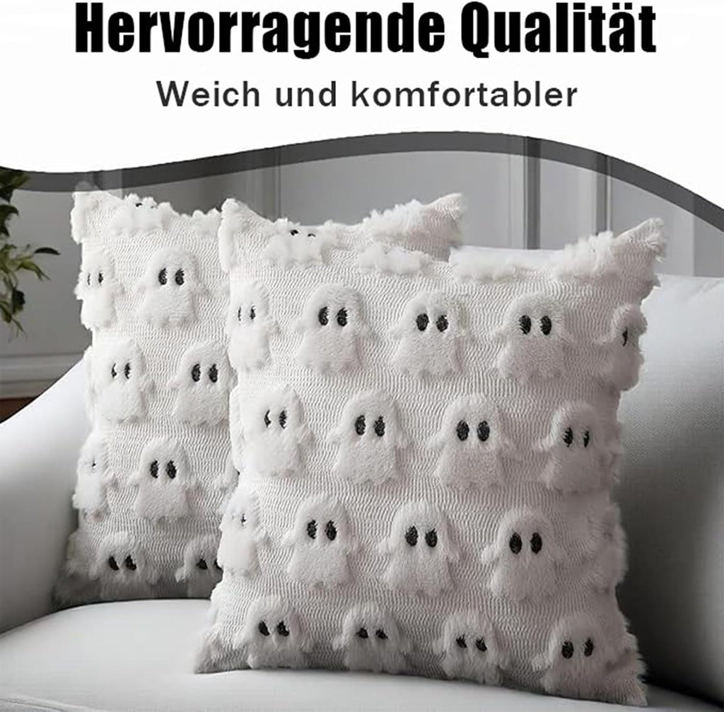 Halloween Kissenbezug,50X50Cm Ghosts of Halloween Kissen Cover,Kissenbezüge
