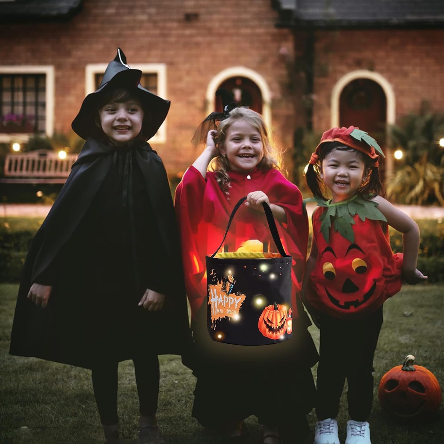 Halloween Süßigkeiten Eimer, Handtasche Für Süßes Oder Saures, Kürbis Candy Tüten Für Kinder, Geschenktasche Für Party