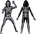 Halloween Skeleton Costume Kinder, Halloween Kostüm, Skelett Jumpsuit Skelett Outfit Für Halloween, Karneval, Faschingskostüme, Cosplay Mottoparty