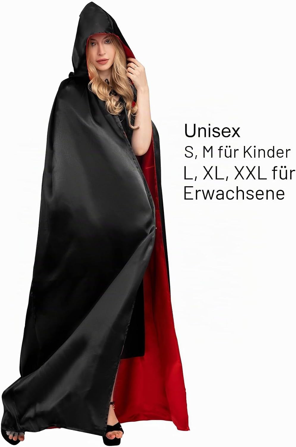Myir JUN Umhang Halloween Kostüm Damen Umhang Vampir Halloween Kostüm