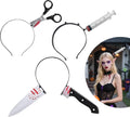 Halloween Haarreif,3Pcs Halloween Kopfschmuck,Blutige Kopfschmuck, Halloween Haarschmuck Für Damen, Halloween Kostüm Accessoire Für Herren Bei Der Halloween Party