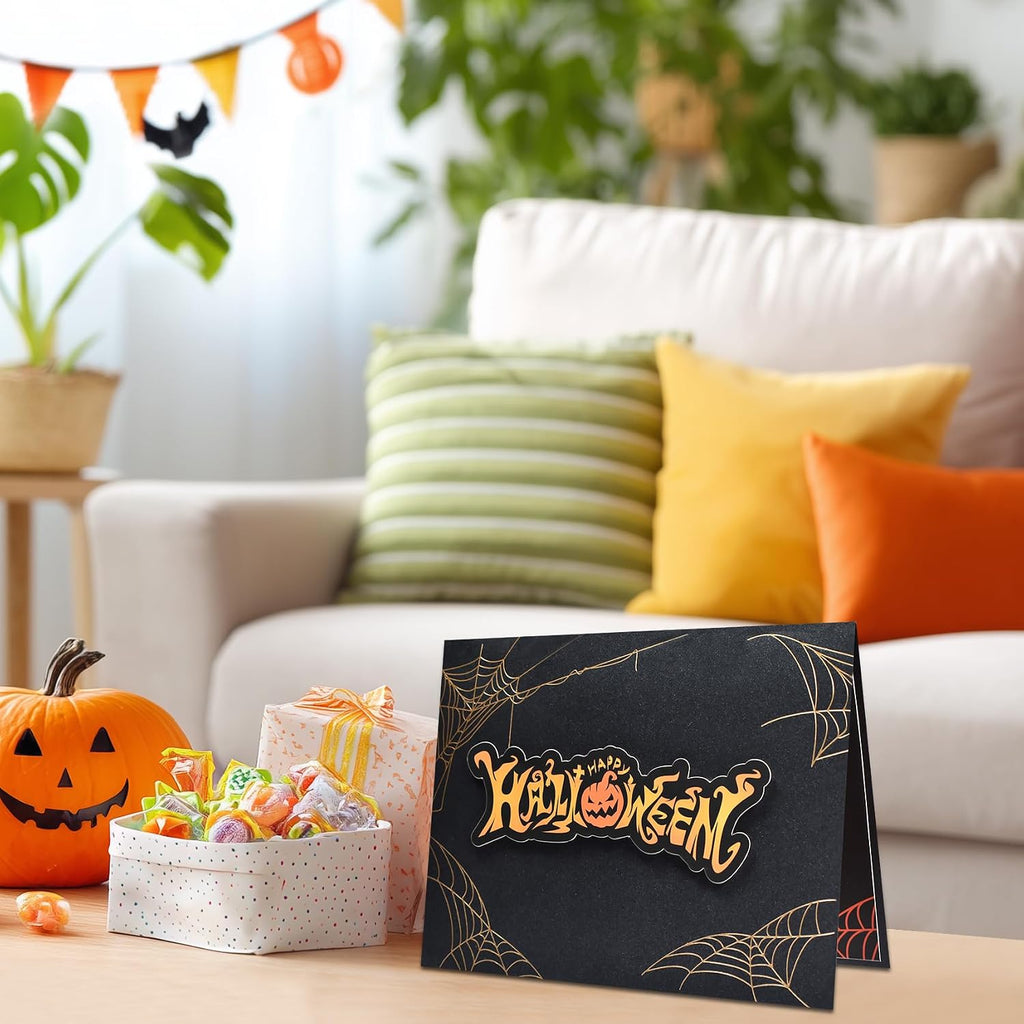 GREETING ART Pop up Halloween Karten, Halloween Spukhaus Grußkarte Mit Umschlag Für Kinder, Freund, Freundin