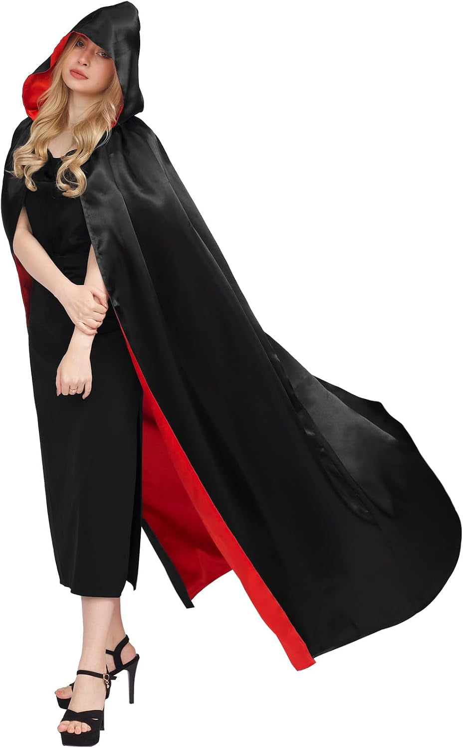Myir JUN Umhang Halloween Kostüm Damen Umhang Vampir Halloween Kostüm