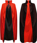 Halloween Vampir Umhang,Teufel Kostüm Kinder,Schwarz Rot Halloween-Umhang Für Karneval Cosplay Halloween Erwachsene Kinder(140Cm)