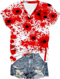 Halloween-Kostüm Für Damen, Lustiges Halloween-Blutkleidung, Blutspritzer-Oberteil