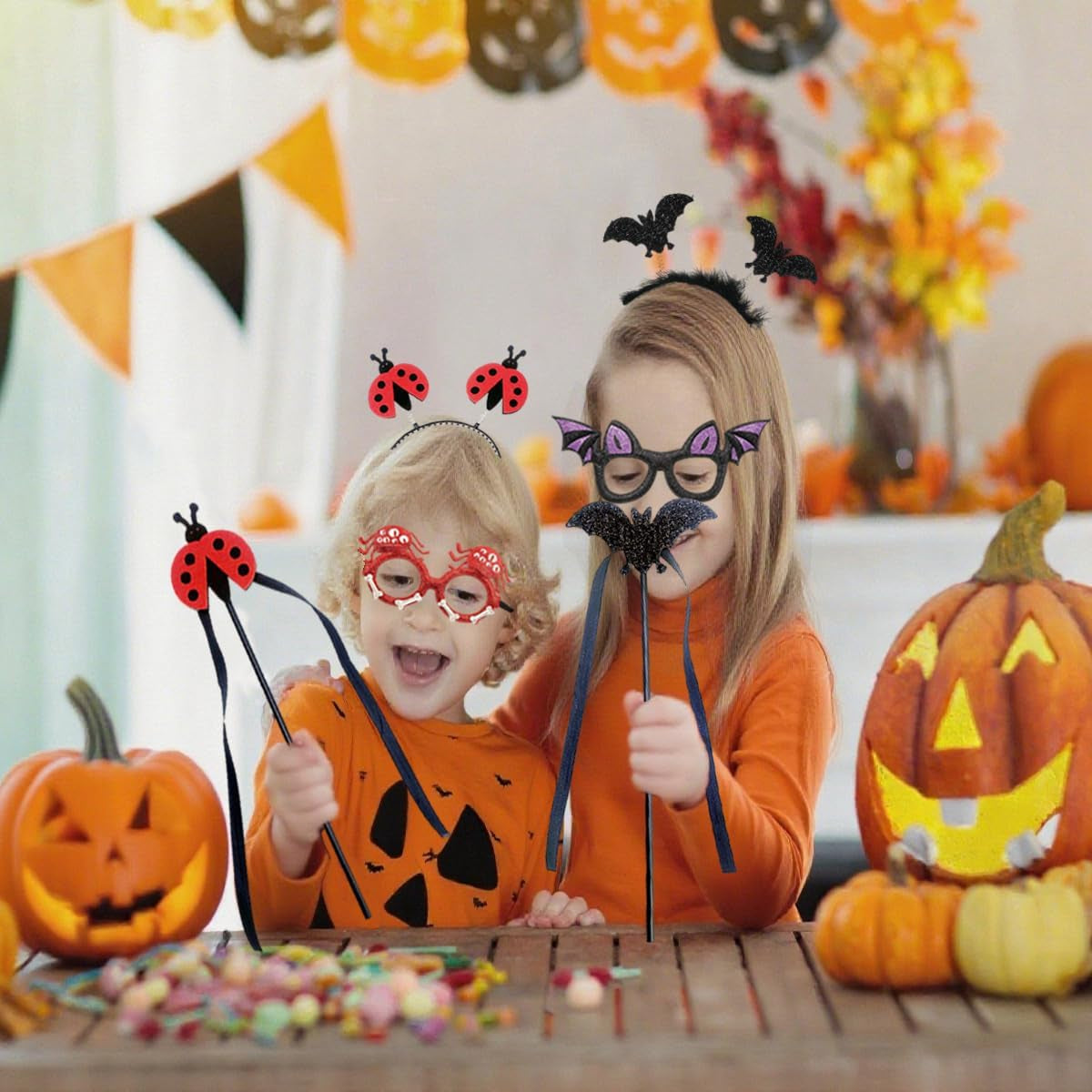 XILEPINAN 3 Stück Halloween Haarreif, Halloween Stirnbandanzug, Halloween Kopfschmuck, Geeignet Für Erwachsene Und Kinder, Für Party Karneval Kostüm Party