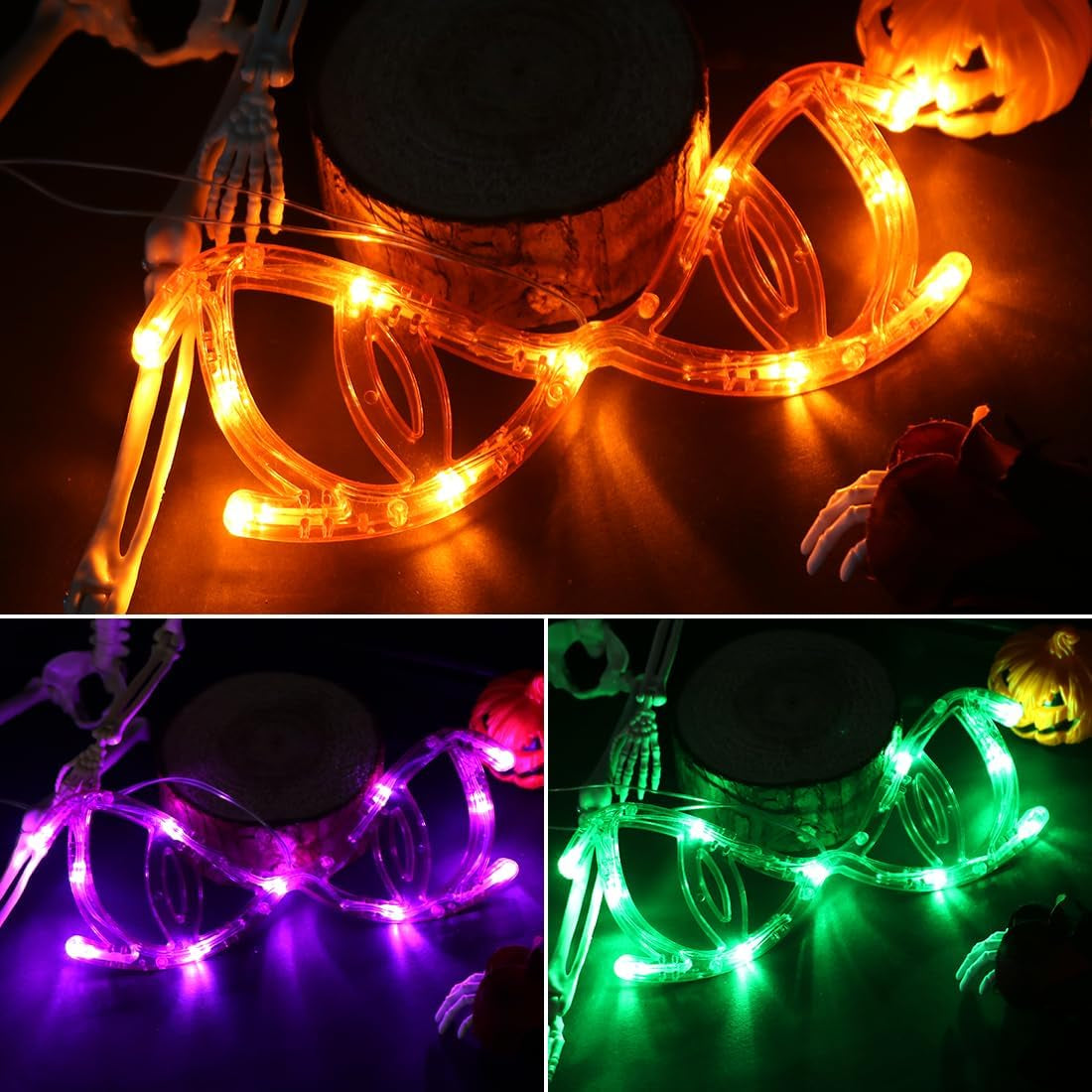 Halloween Deko Fenster 3 Stück LED Halloween Beleuchtung Fensterlichter Mit Saugnapf Dämonenauge Halloweendeko Lichter Innenbeleuchtung Für Halloweendeko Fensterdekoration