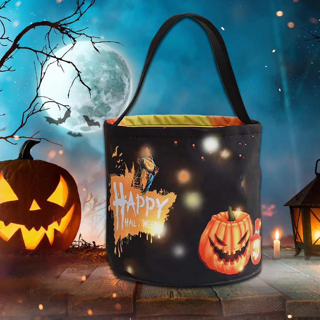 Halloween Süßigkeiten Eimer, Handtasche Für Süßes Oder Saures, Kürbis Candy Tüten Für Kinder, Geschenktasche Für Party
