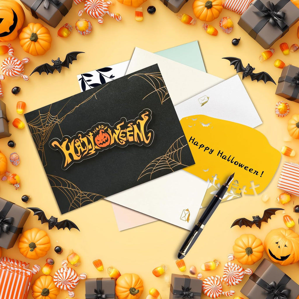 GREETING ART Pop up Halloween Karten, Halloween Spukhaus Grußkarte Mit Umschlag Für Kinder, Freund, Freundin