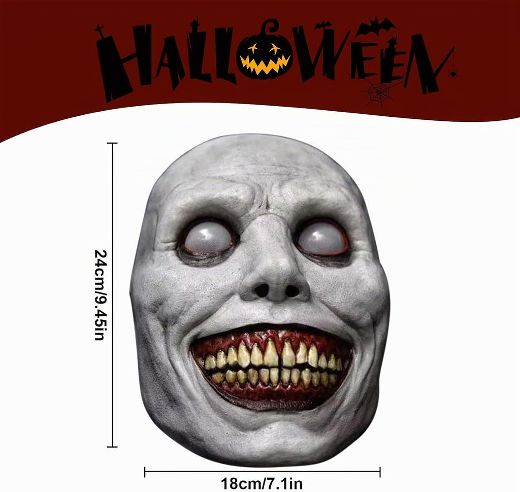 Halloween Gruselige Maske, Gruseliger Halloween Demon, Halloween Party Kostüm Partylatex Maske Für Karneval Fasching Cosplay Requisiten Für Damen Herren
