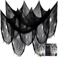 Halloween Deko Stoff, 120 X 1000 Cm Gruseliges Tuch Unheimlich, Halloween Horror Dekostoff Käsetuch Baumwolle, Tücher Halloween Dekorationen Für Halloween Party Spukhäuser Türöffnungen
