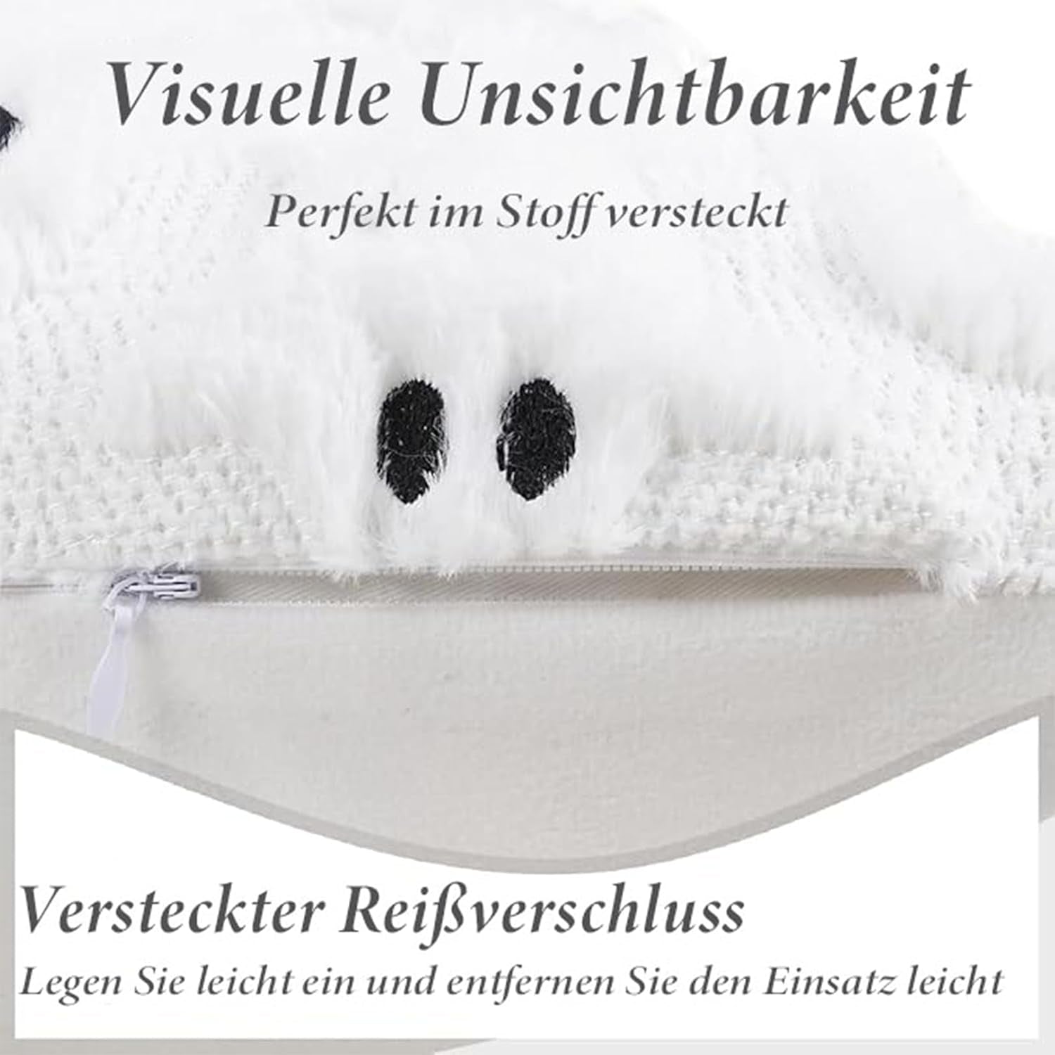 Halloween Kissenbezug,50X50Cm Ghosts of Halloween Kissen Cover,Kissenbezüge